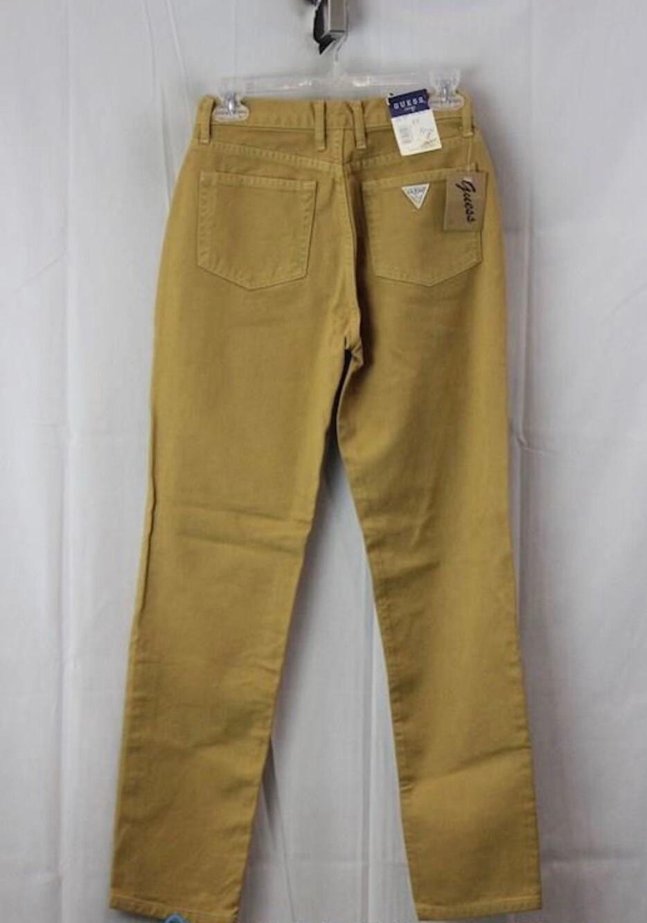 Women’s Vintage High Rise Straight Leg Jeans in a timeless Khaki/Sand color
